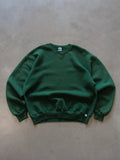 Vintage 90s Green Russell Athletic Sweatshirt (XL)