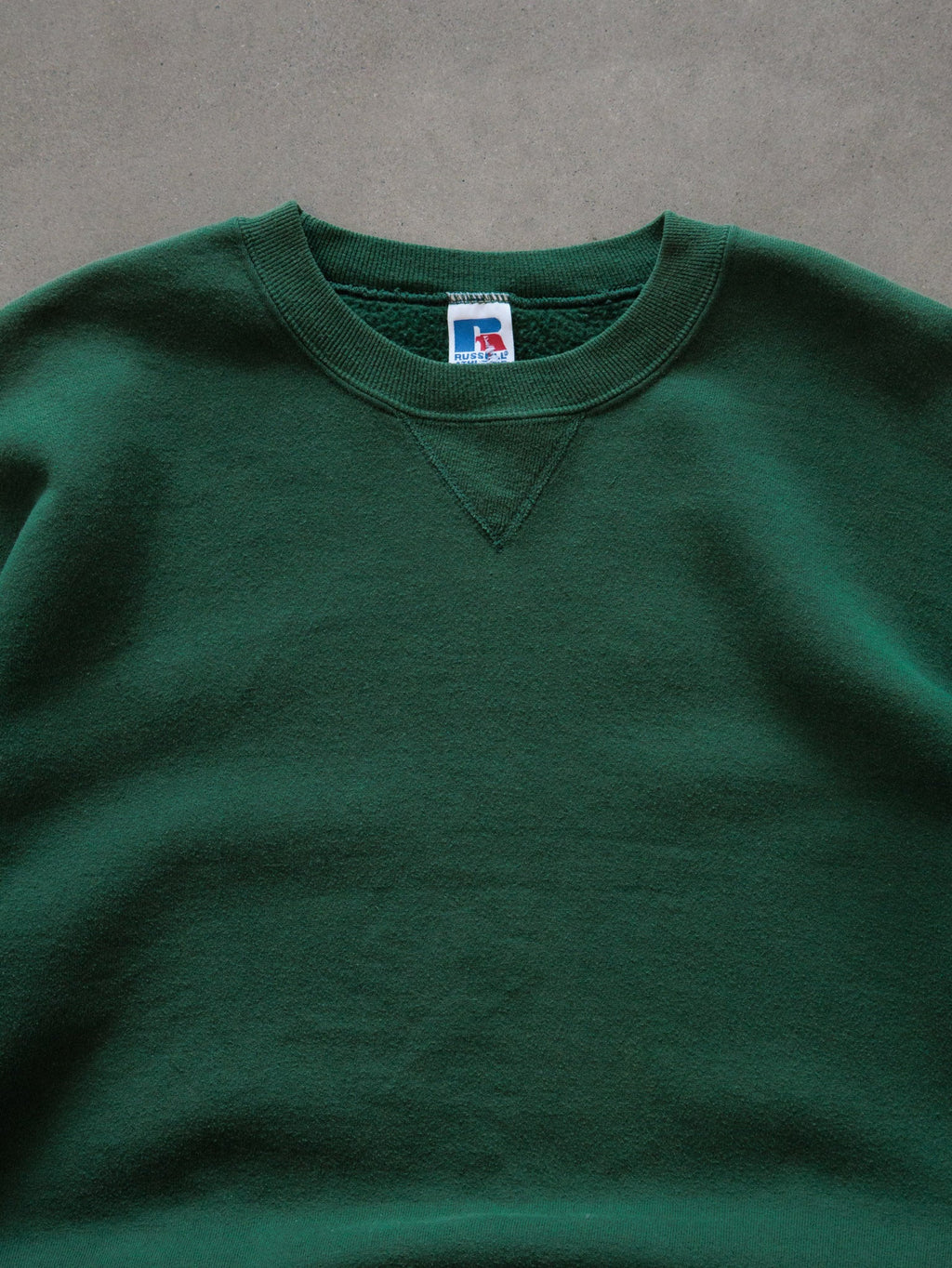 Vintage 90s Green Russell Athletic Sweatshirt (XL)
