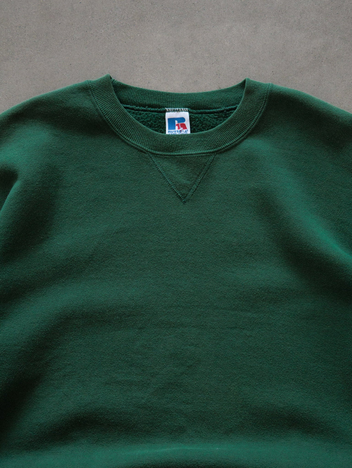 Vintage 90s Green Russell Athletic Sweatshirt (XL)