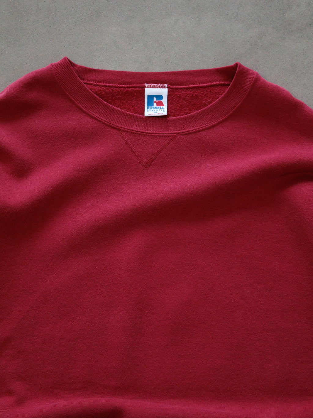 Vintage 90s Red Russell Athletic Sweatshirt (XL)