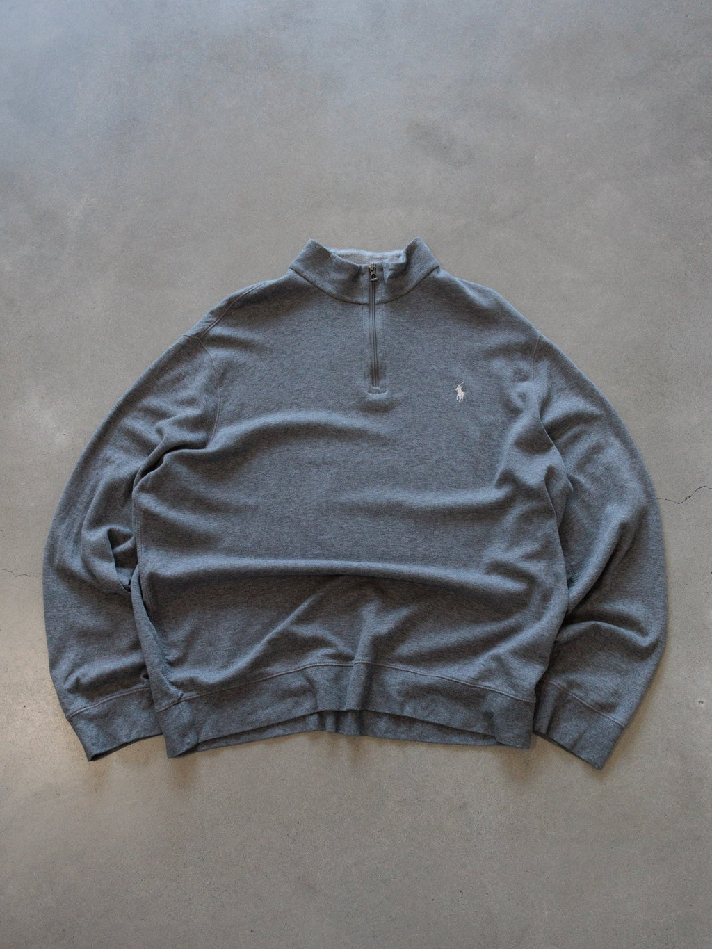 Grey Polo Ralph Lauren Quarter Zip (XL)