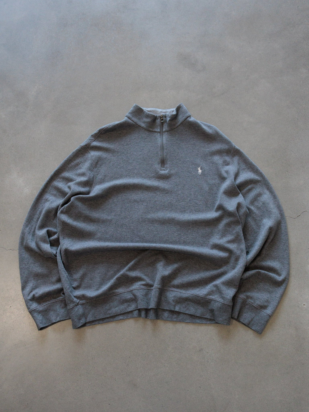 Grey Polo Ralph Lauren Quarter Zip (XL)