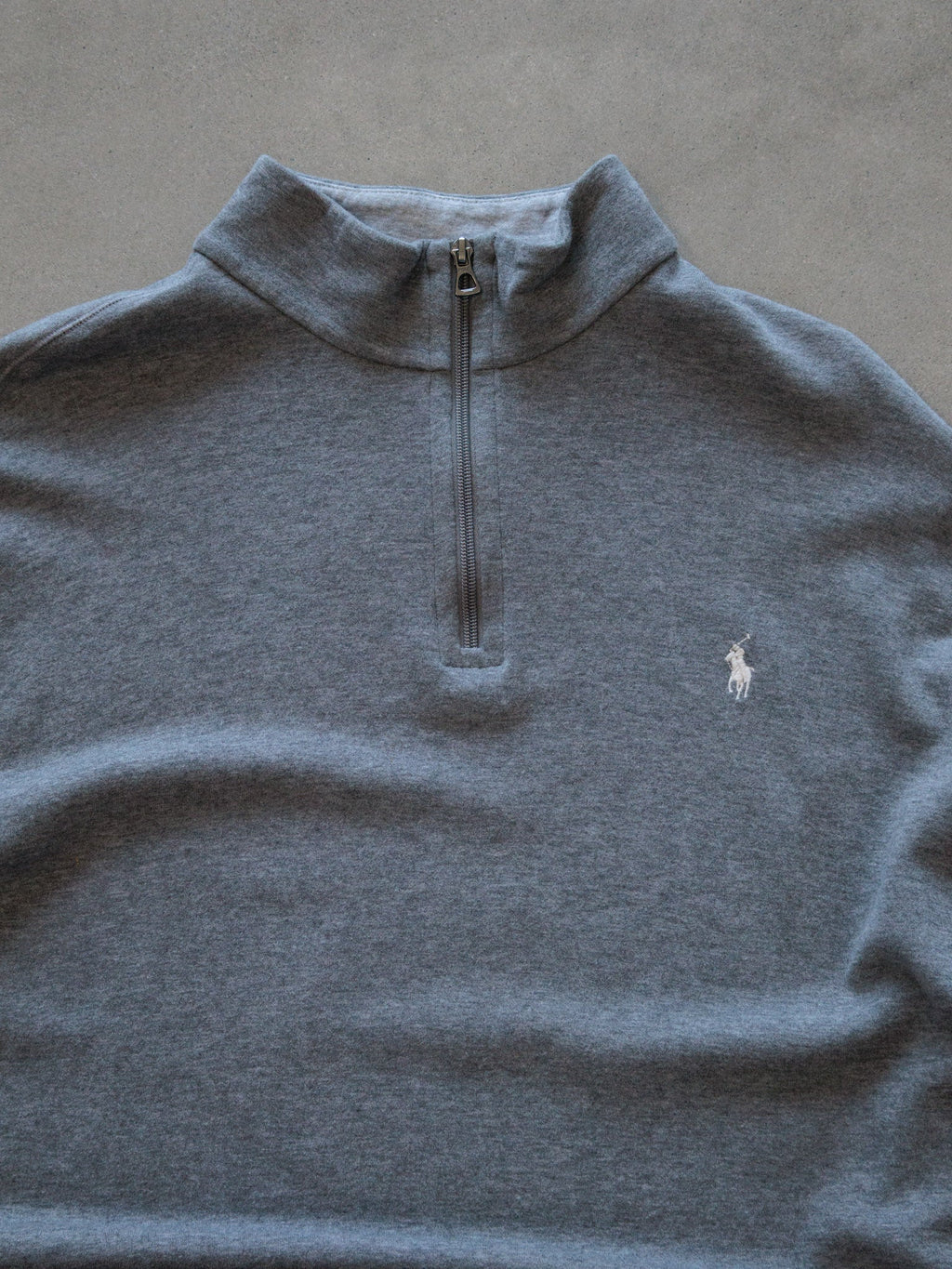 Grey Polo Ralph Lauren Quarter Zip (XL)