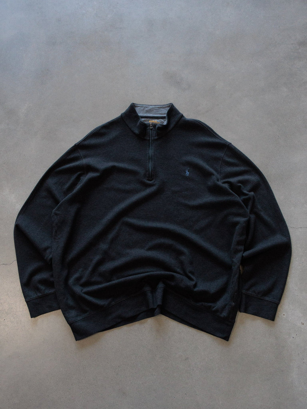 Black Polo Ralph Lauren Quarter Zip (2XL)