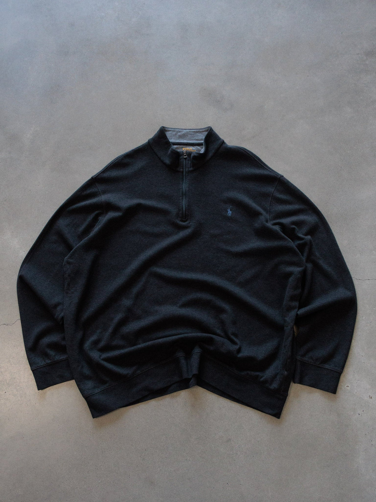 Black Polo Ralph Lauren Quarter Zip (2XL)