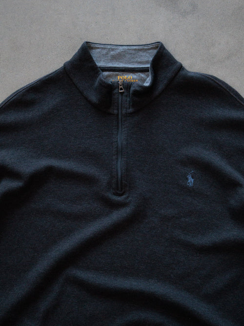 Black Polo Ralph Lauren Quarter Zip (2XL)