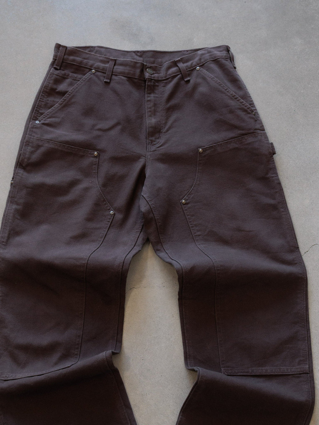 Brown Carhartt Double Knee Carpenter Pants (W32)