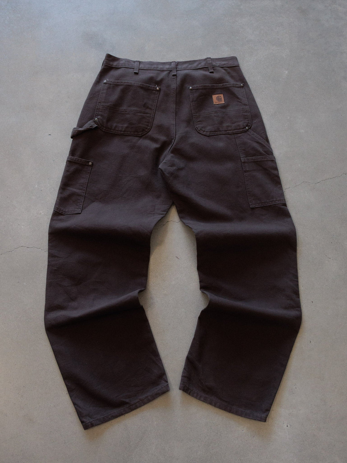 Brown Carhartt Double Knee Carpenter Pants (W32)