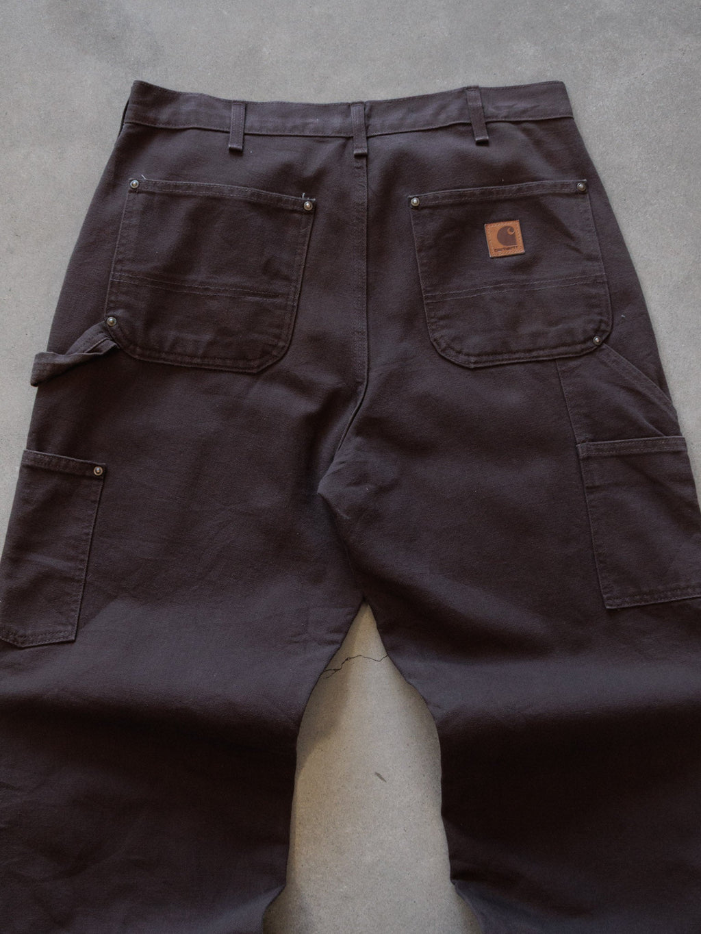 Brown Carhartt Double Knee Carpenter Pants (W32)