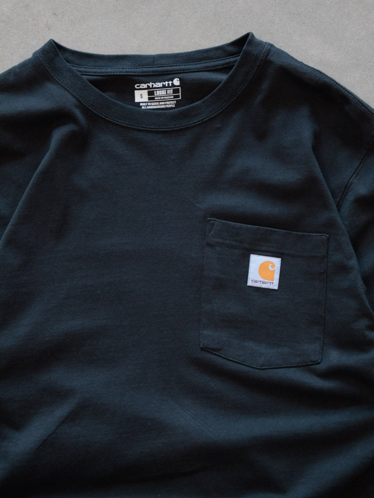 Black Carhartt Akron Ohio Pocket Tee (S)