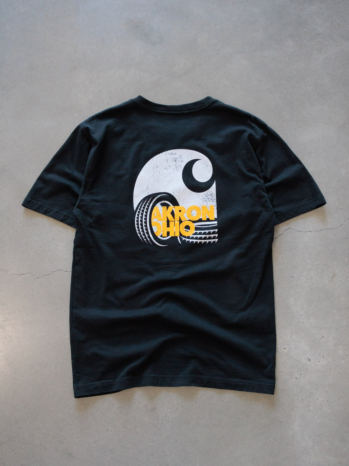 Black Carhartt Akron Ohio Pocket Tee (S)