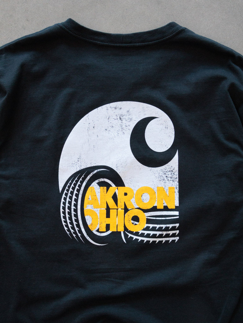 Black Carhartt Akron Ohio Pocket Tee (S)