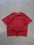 Vintage 90s Red Nike Swoosh Tee (XL)