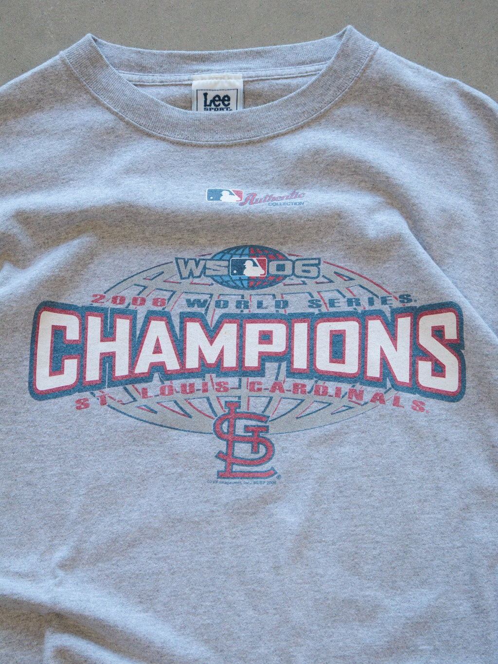 Vintage 2006 Lee Sport St. Louis Cardinals World Series Champions Tee (L)