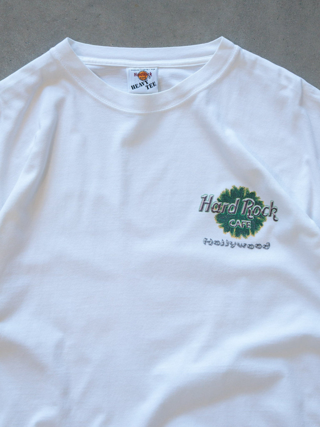 Vintage White Hard Rock Cafe Hollywood Tee (M)