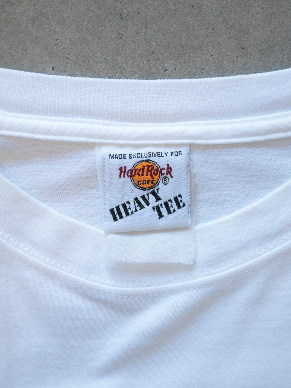Vintage White Hard Rock Cafe Hollywood Tee (M)