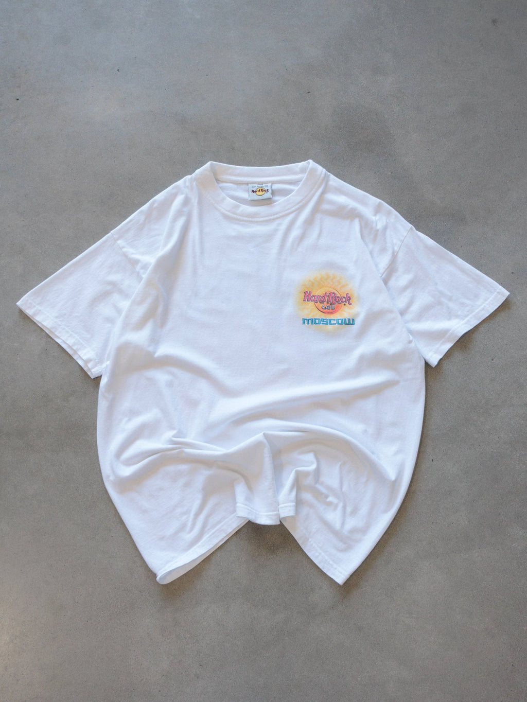 Vintage White Hard Rock Cafe Moscow Tee (L)