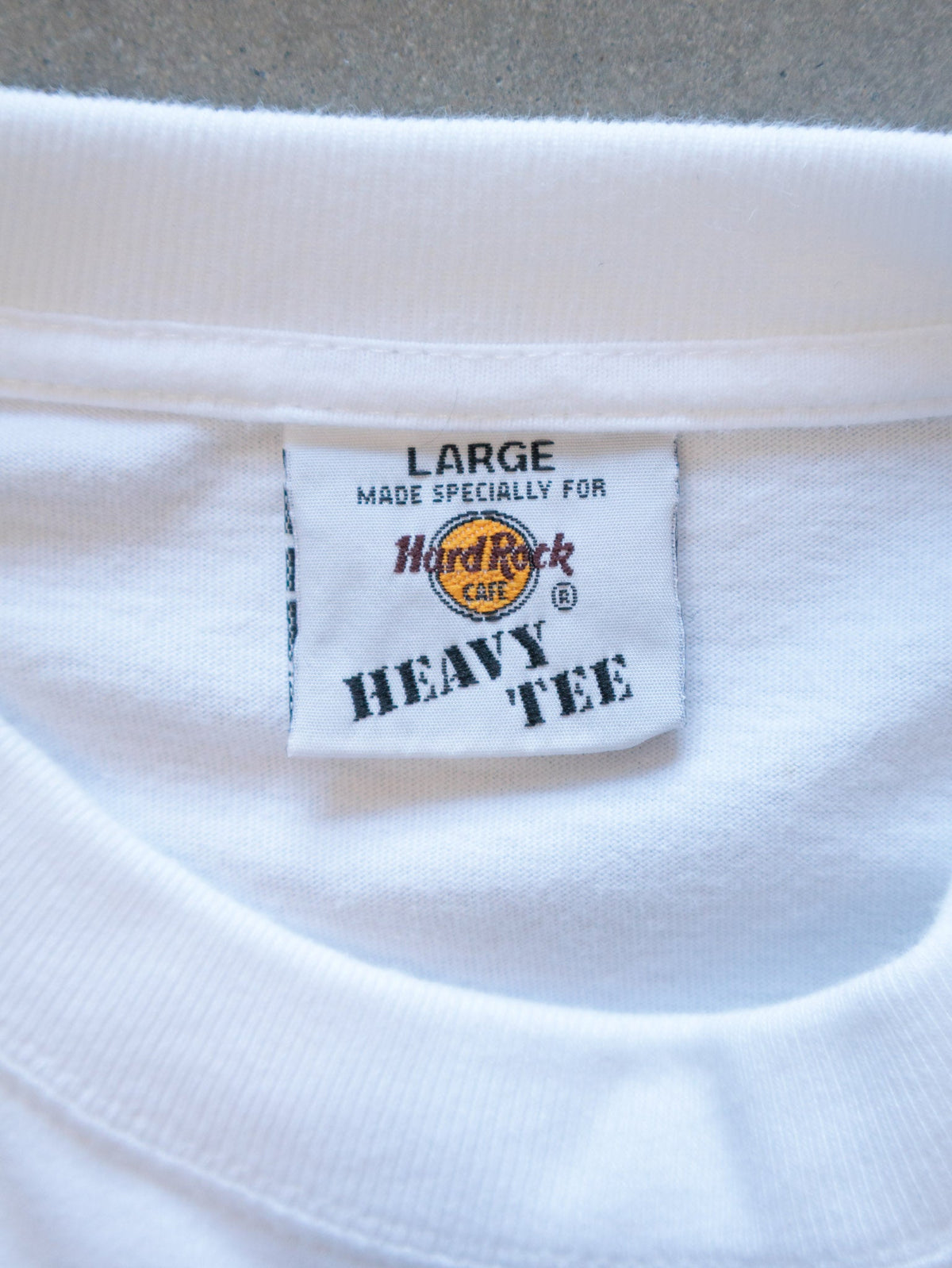 Vintage White Hard Rock Cafe Rome Tee (L)