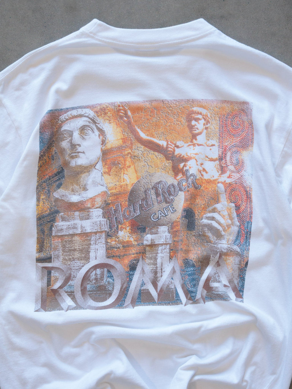 Vintage White Hard Rock Cafe Rome Tee (L)
