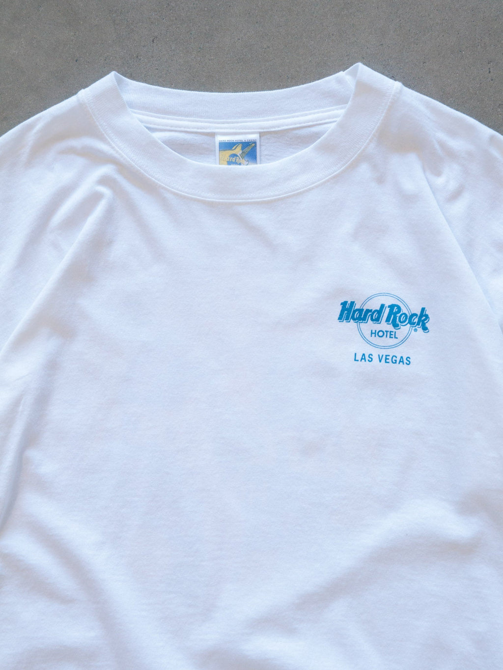 Vintage White Hard Rock Hotel Las Vegas Tee (L)