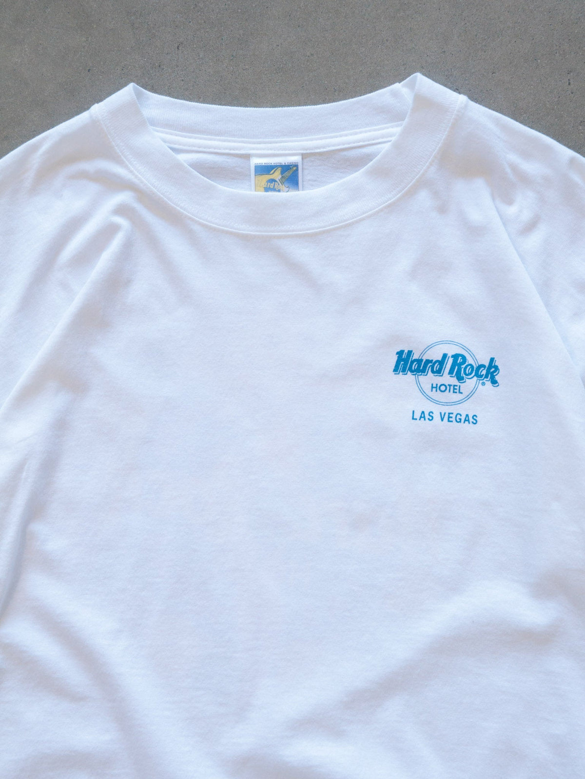 Vintage White Hard Rock Hotel Las Vegas Tee (L)