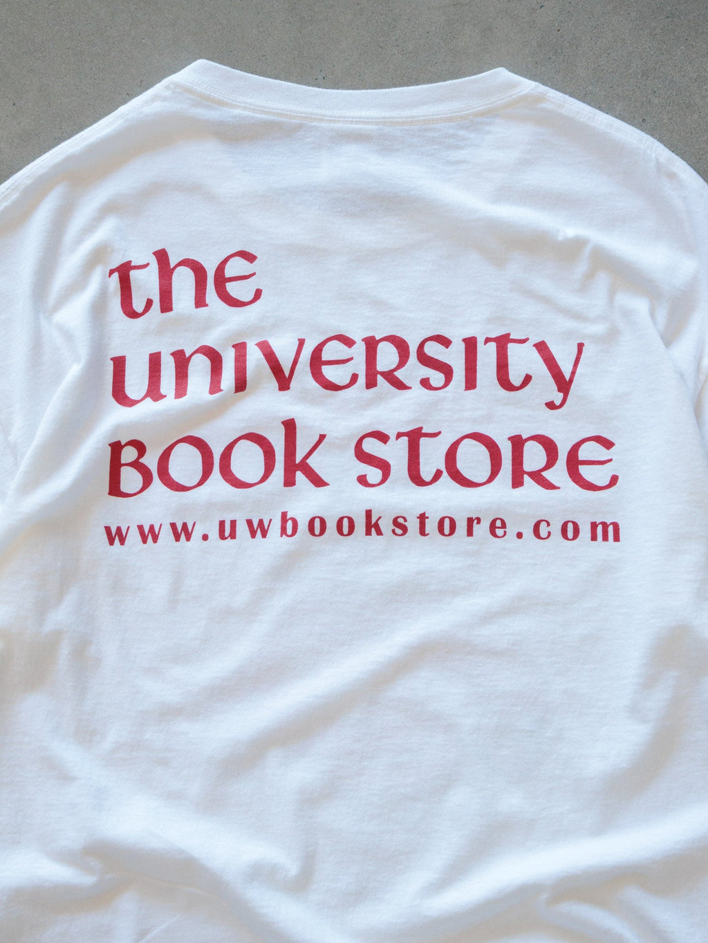 Vintage 00s White University of Wisconsin Tee (L)