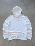 White Polo Ralph Lauren Lightweight Hoodie (S)