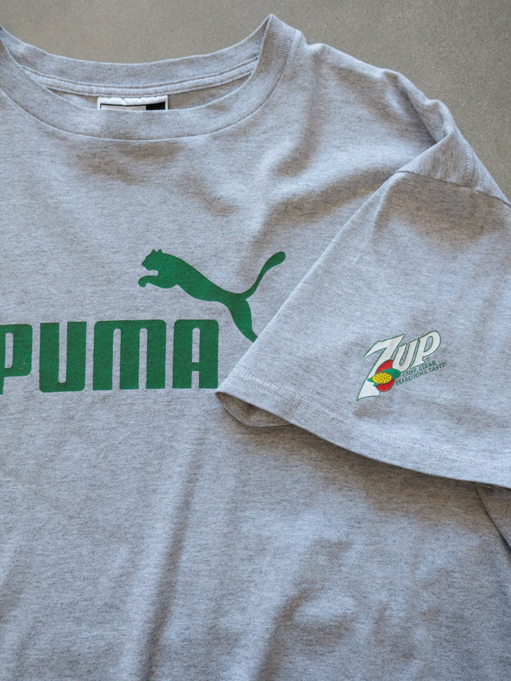 Vintage Grey Puma 7UP Tee (L)