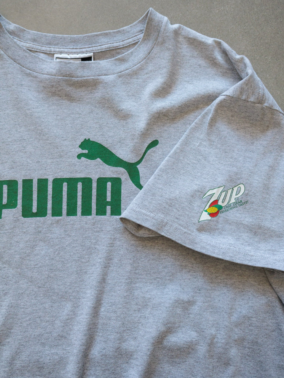 Vintage Grey Puma 7UP Tee (L)