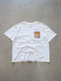 Vintage 90s White Hard Rock Cafe Ensenada Mexico Tee (XL)