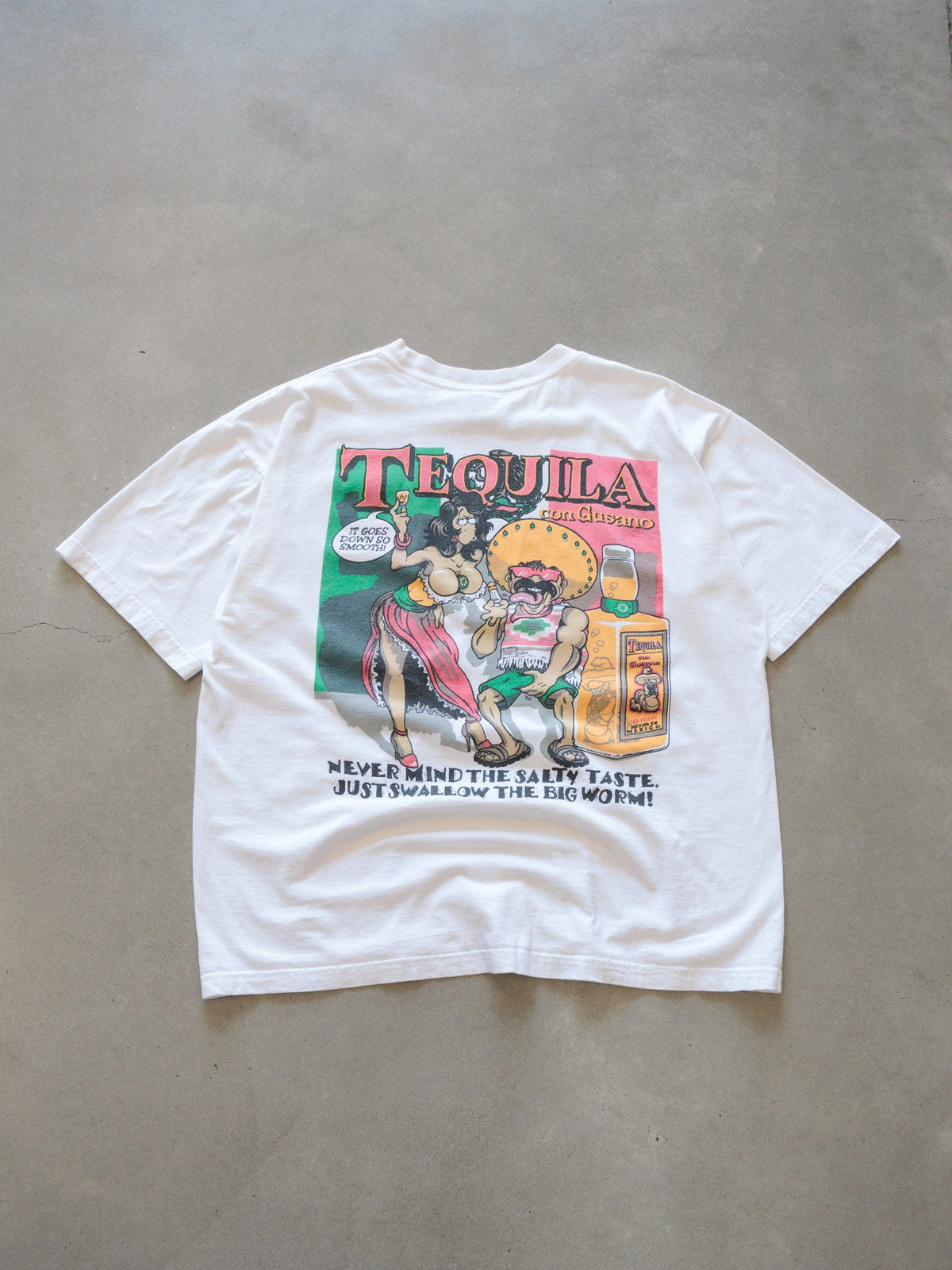 Vintage 90s White Hard Rock Cafe Ensenada Mexico Tee (XL)