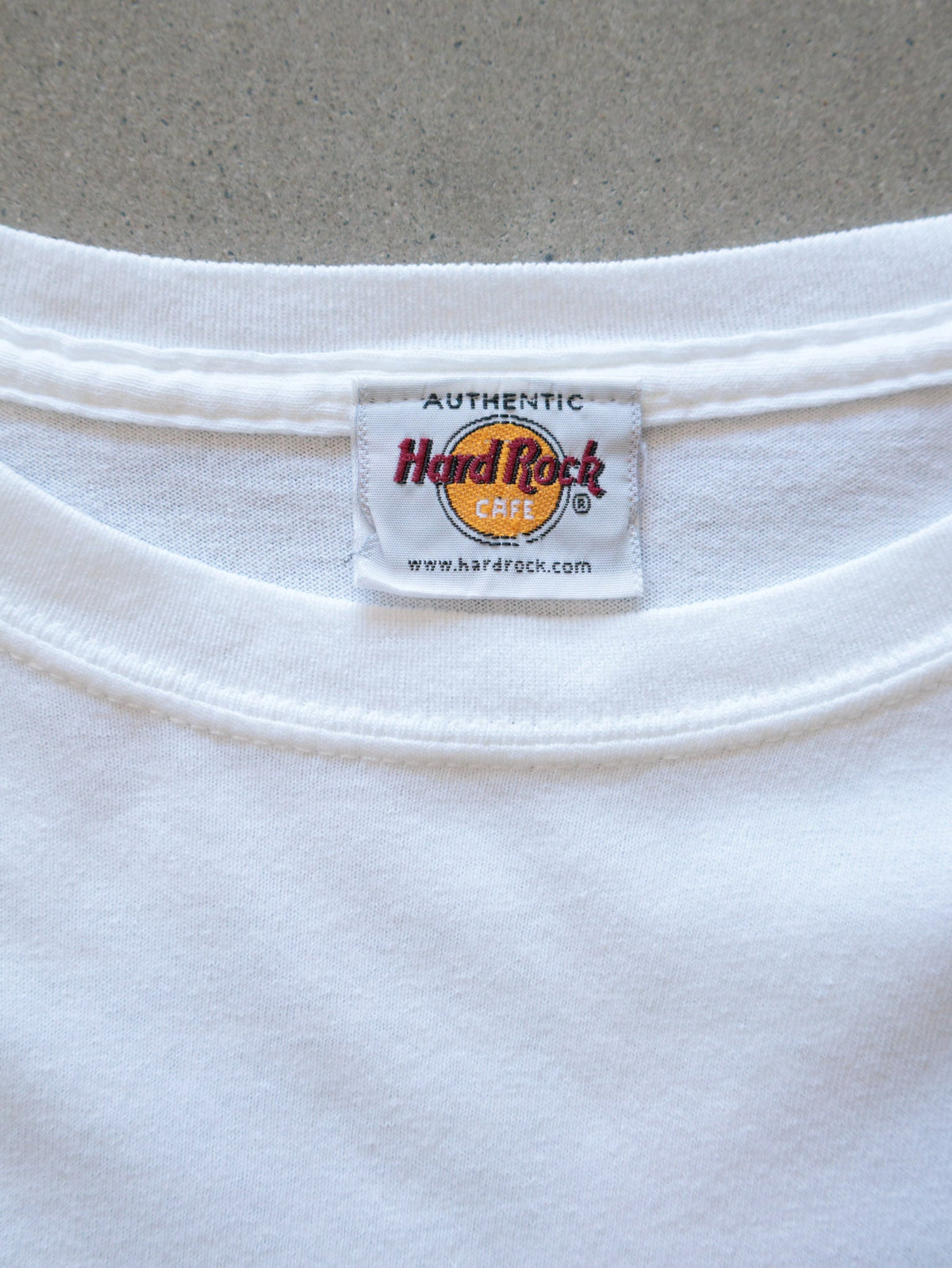 Vintage 00s White Hard Rock Cafe Boston Tee (L)