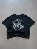 Vintage 00s Black Popeye Chopper Tee (2XL)