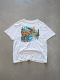 Vintage 1988 White Moose Tee (L)