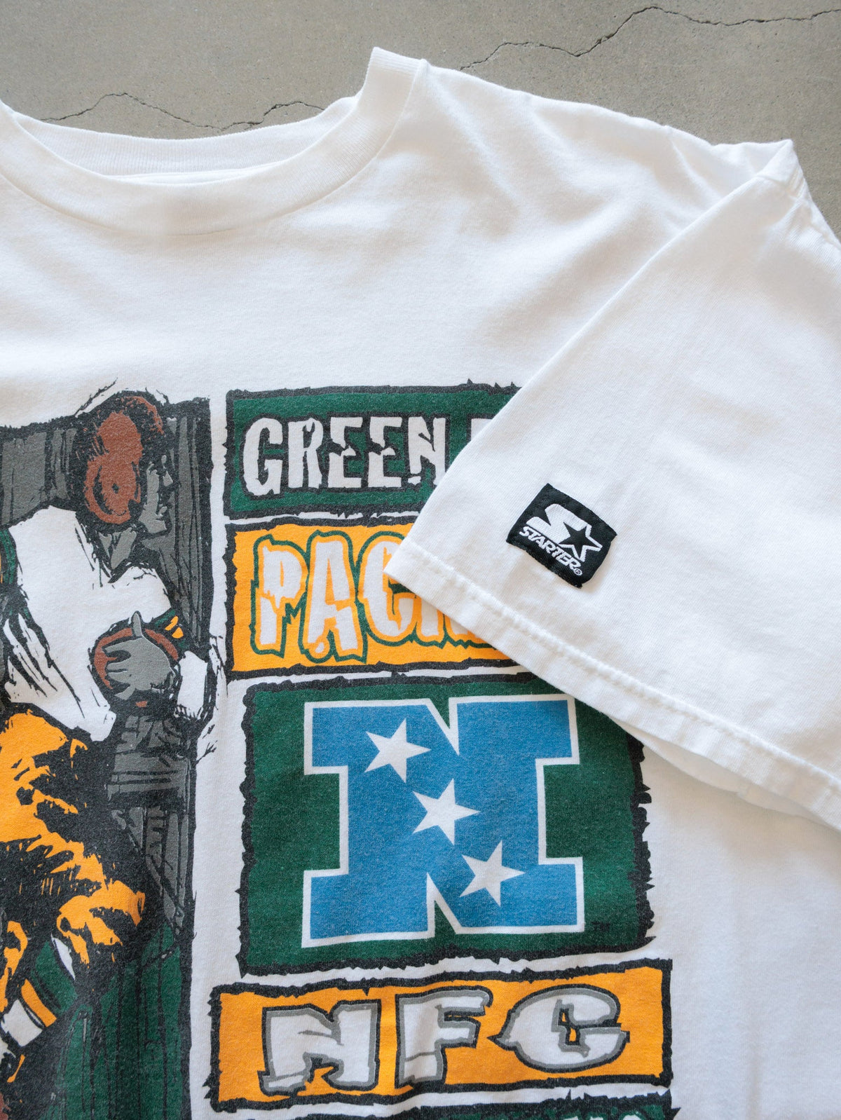 Vintage 1997 Starter Green Bay Packers NFC Champions Tee (XL)
