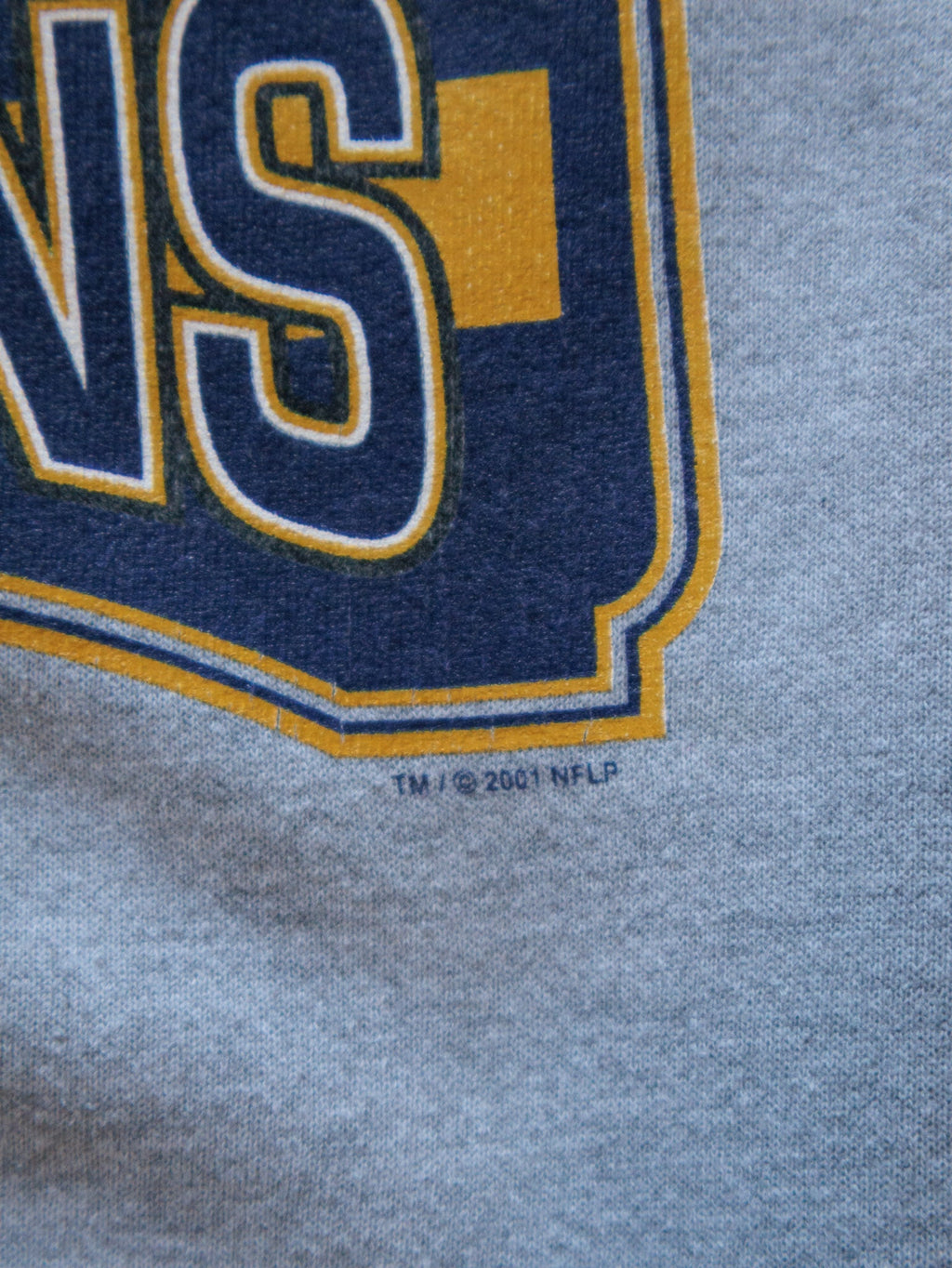 Vintage 2000 Grey Baltimore Ravens AFC Champions Sweatshirt (XL)