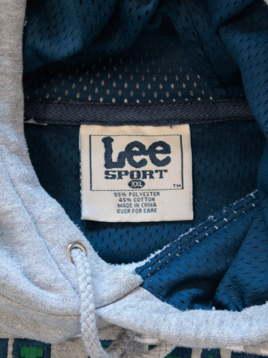 Vintage 90s Grey Lee Sport Seattle Seahawks Hoodie (2XL)