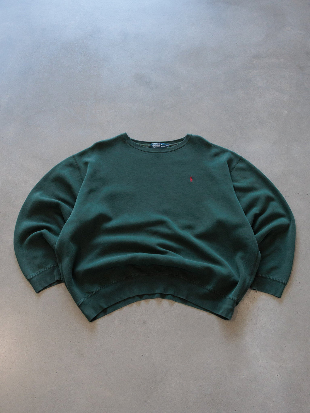 Vintage Green Polo by Ralph Lauren Sweatshirt (2XL)