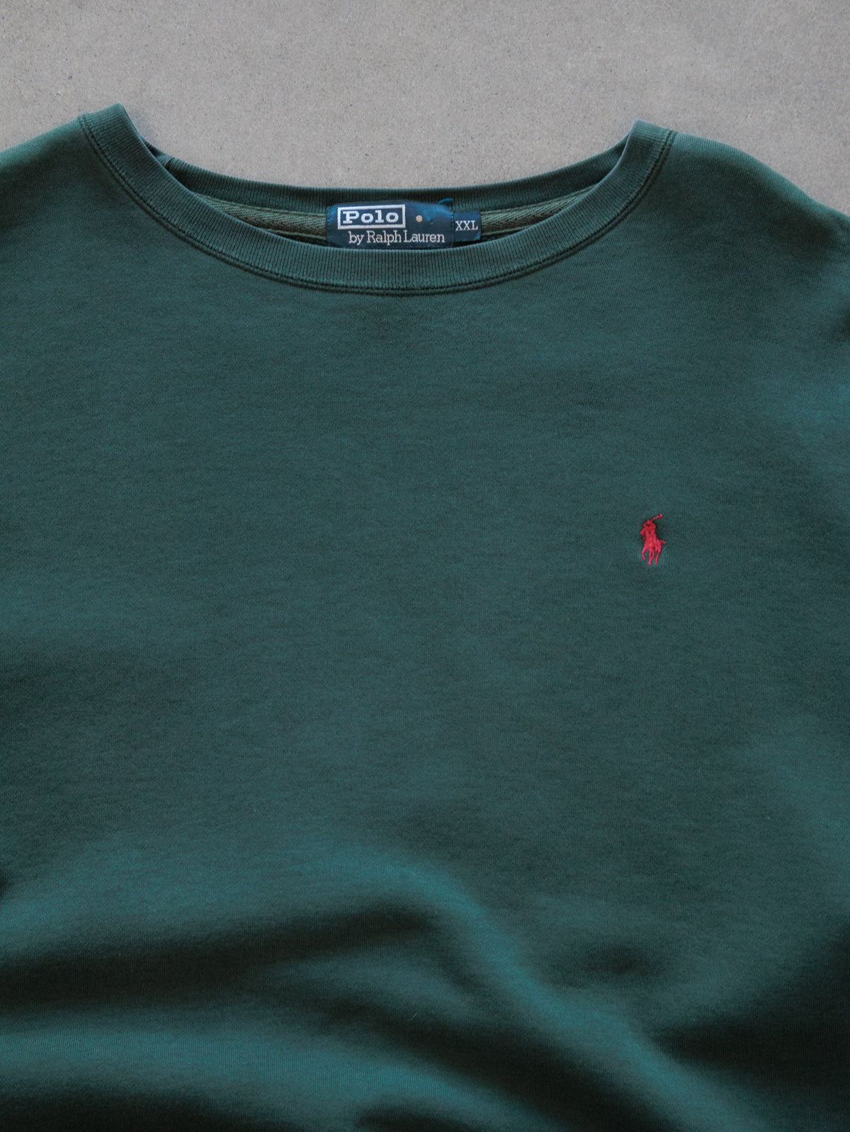 Vintage Green Polo by Ralph Lauren Sweatshirt (2XL)
