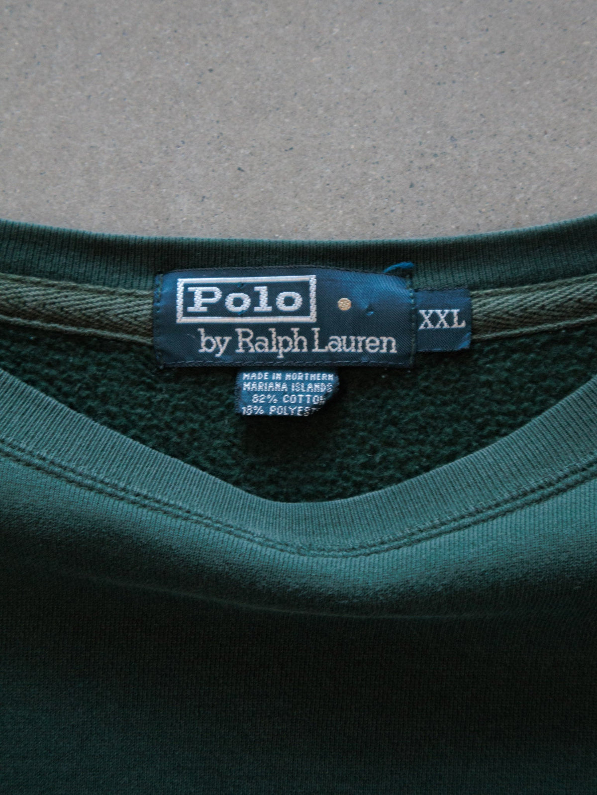 Vintage Green Polo by Ralph Lauren Sweatshirt (2XL)