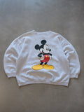 Vintage 90s Grey Disney Mickey Mouse Sweatshirt (XL)