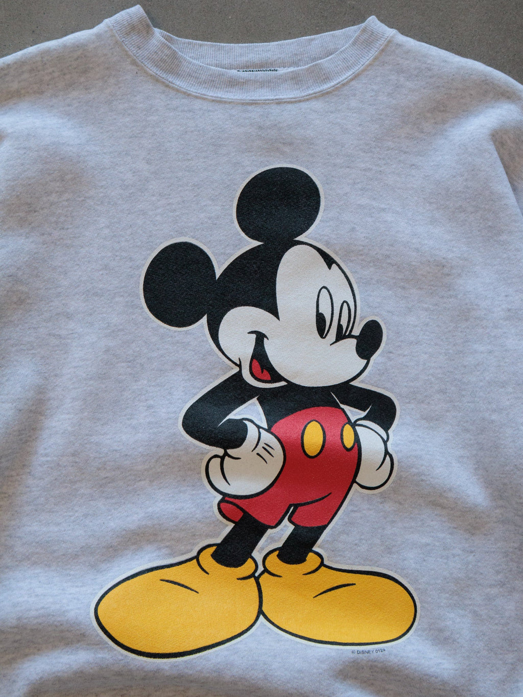 Vintage 90s Grey Disney Mickey Mouse Sweatshirt (XL)