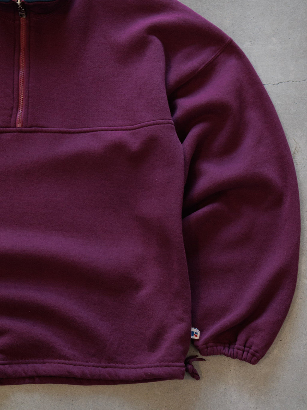 Vintage 90s Red Russell Athletic Quarter Zip (L)