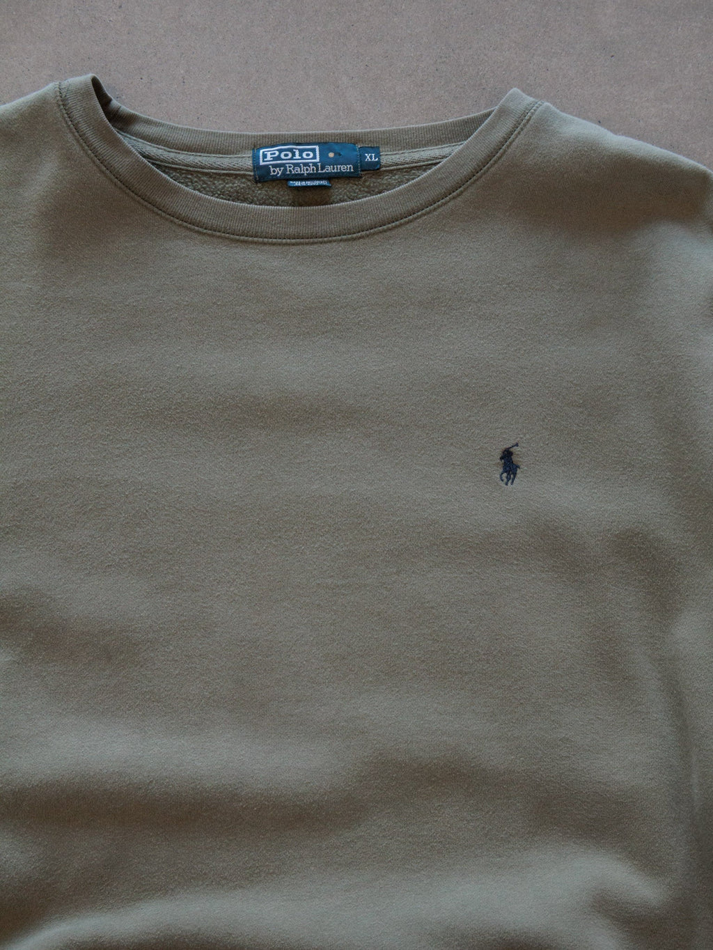 Vintage Green Polo Ralph Lauren Sweatshirt (XL)