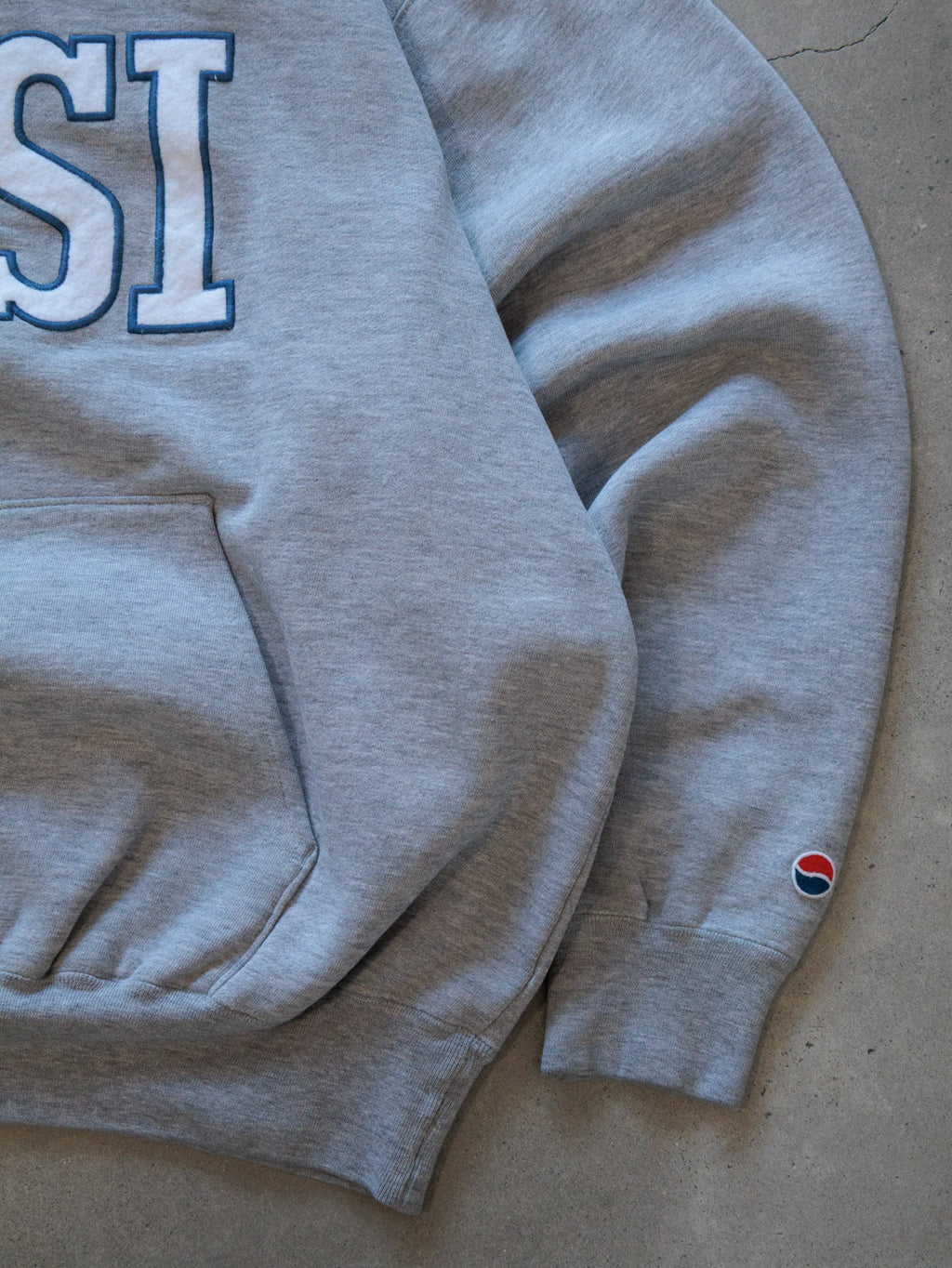 Vintage Grey Pepsi Hoodie (2XL)
