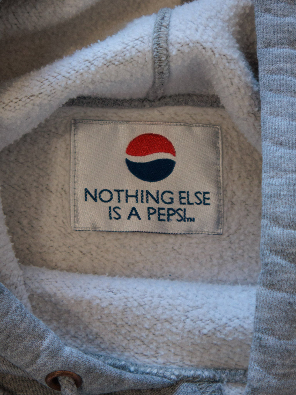 Vintage Grey Pepsi Hoodie (2XL)