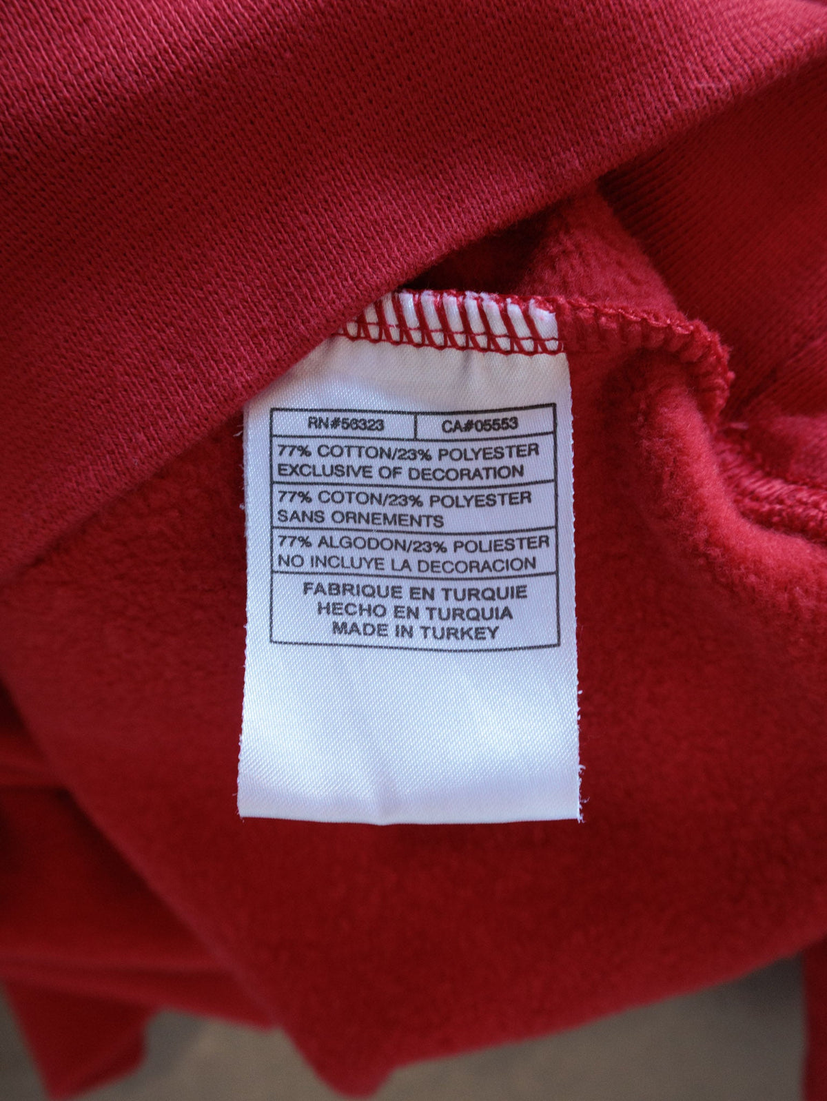 Vintage Red Nike Hoodie (XL)