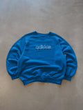 Vintage 90s Blue Adidas Soccer Sweatshirt (L)