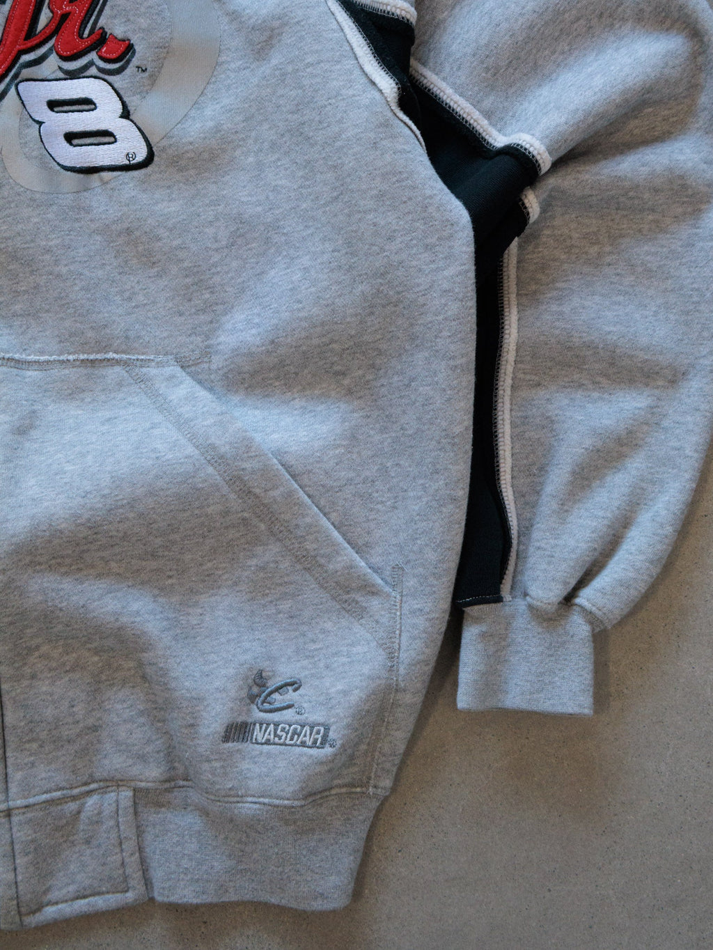 Vintage 00s NASCAR Dale Jr. Budweiser Full Zip Hoodie (M)