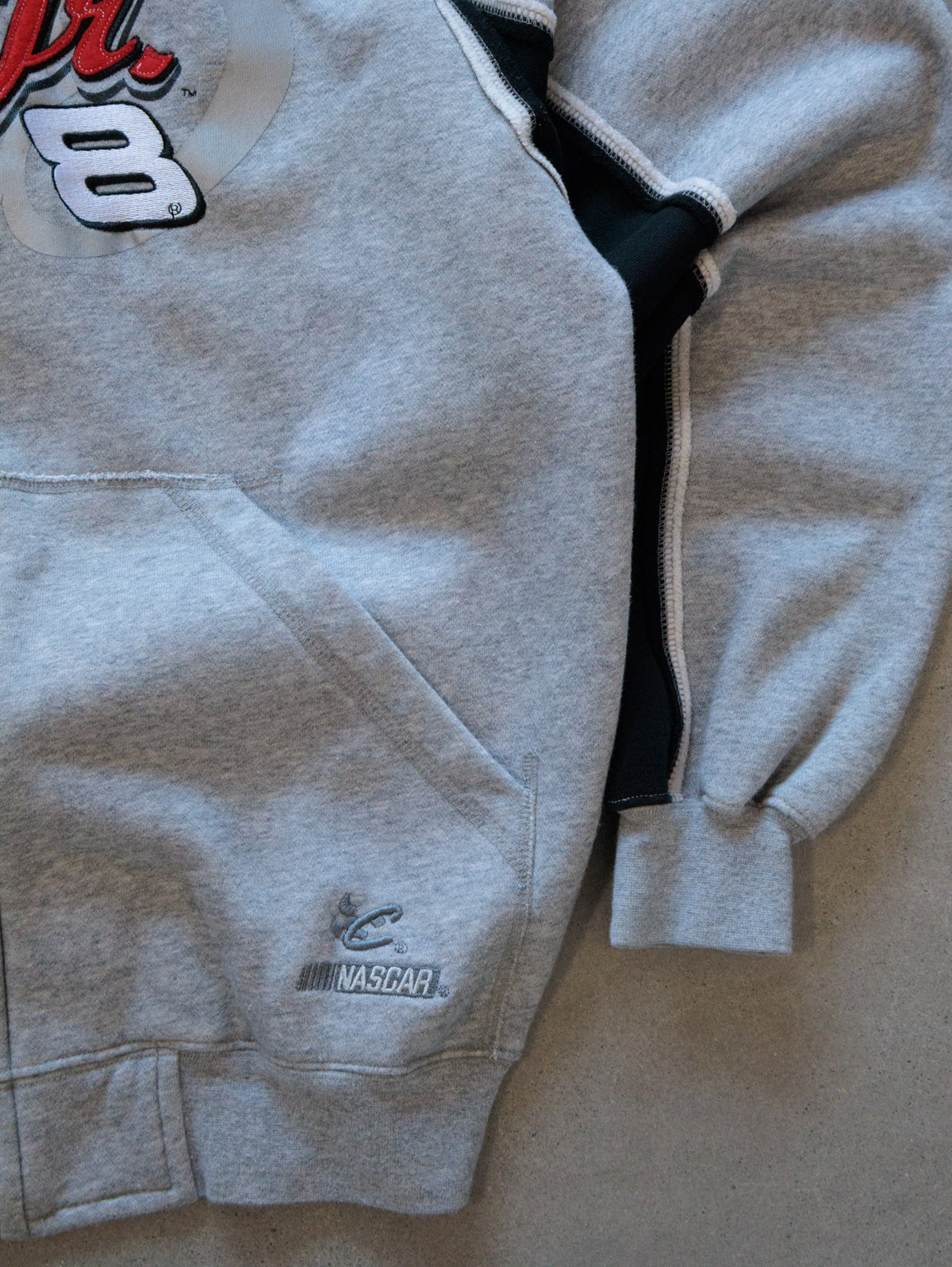 Vintage 00s NASCAR Dale Jr. Budweiser Full Zip Hoodie (M)